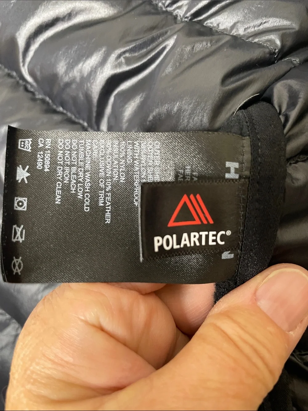 Holden Hybrid Black Quilted Front Crewneck pullover
